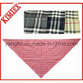 100% хлопок моды треугольник Проверено Plaid Bandana